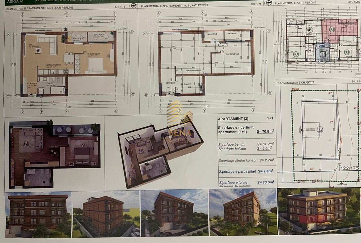 Shitet, Apartament 1+1+BLK, Babrru – “Olive Hills” Residence, 87.000 Euro