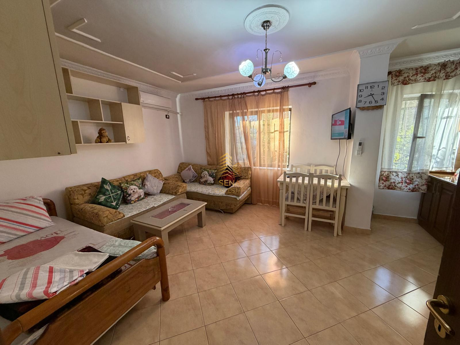Qira, Apartament, 1+1, Brryli, 55,000 Leke/Muaj