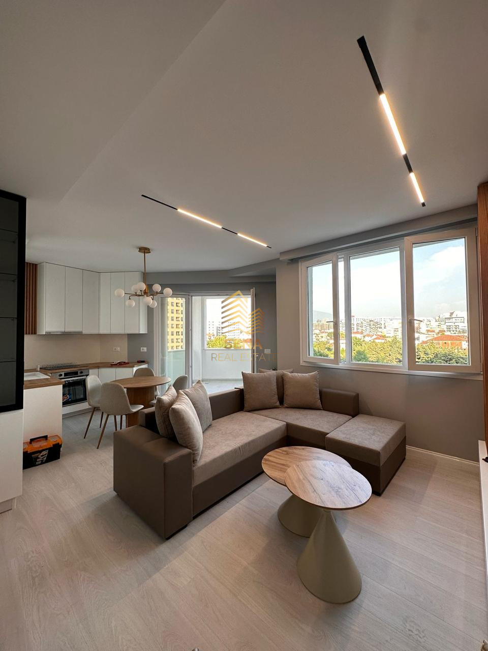 Qira, Apartament 1+1+Blk+Post Parkimi, River Residence, 65.000 Lek/Muaj