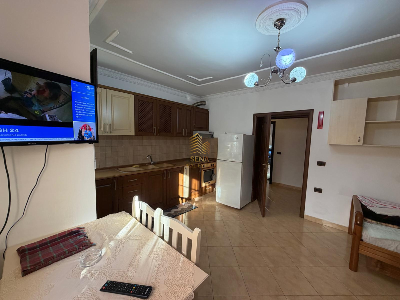 Qira, Apartament, 1+1, Brryli, 55,000 Leke/Muaj