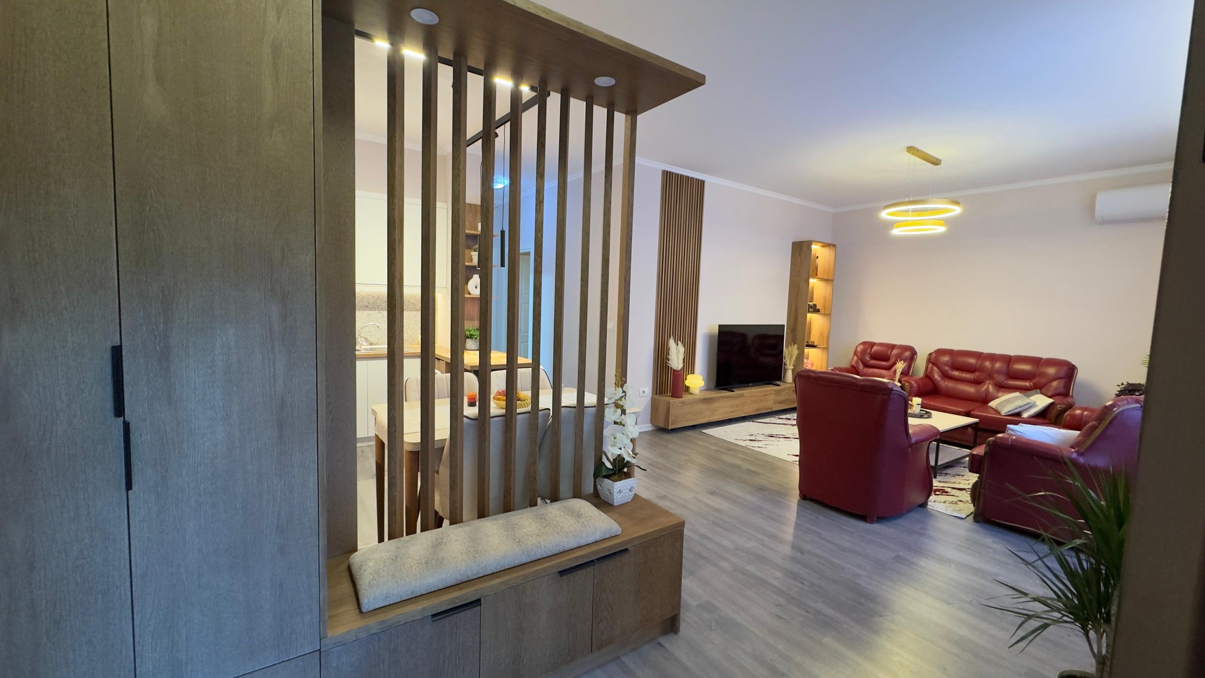 Qira, Apartament 2+1+2+blk,Liqeni i Thate, 90.000 Leke/muaj