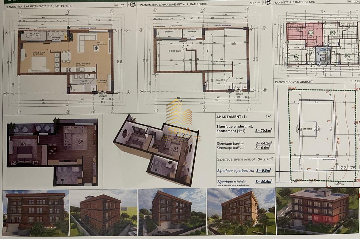 Shitet, Apartament 1+1+BLK, Babrru – “Olive Hills” Residence, 87.000 Euro