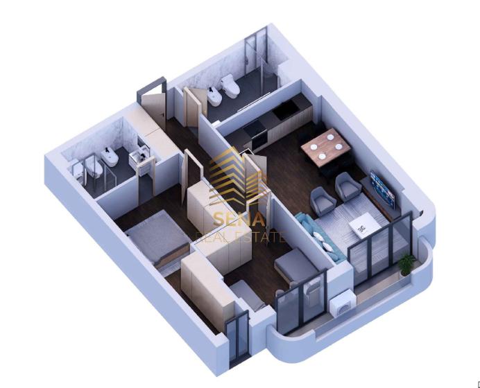 Shitet, Apartament 2+1+2+blk, Rruga e Dibres – Pas Amerikan II, 1800 Euro/ m²