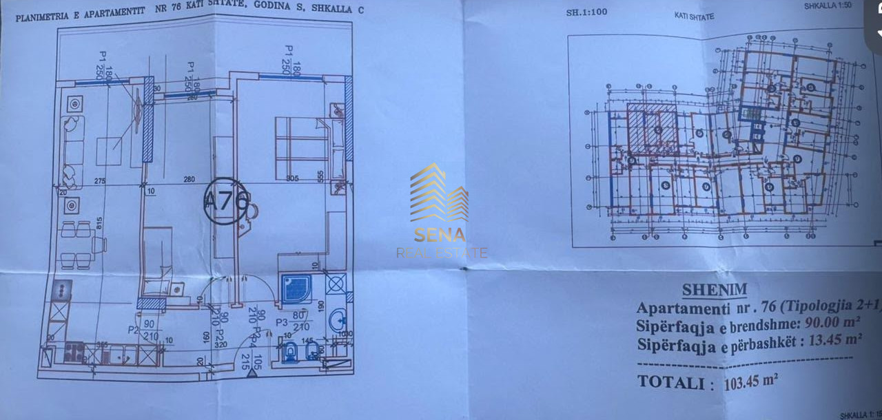 Shitet, Apartament 2+1+BLK, Paskuqan, 113.800 Euro